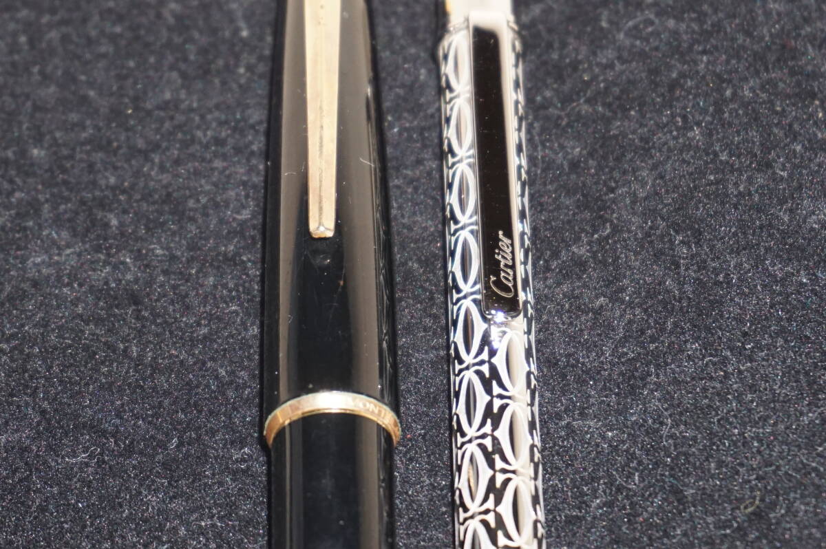 美品有り”K14.MONTBLANC.Cartier 万年筆・ボールペン”_画像1