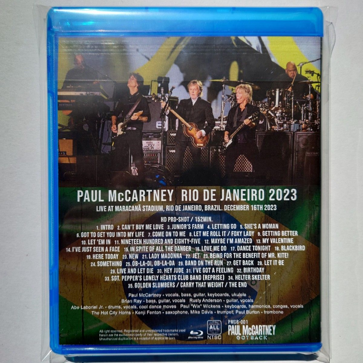 2023 LIVE IN RIO 【 定価1,800円 】「HDプロショット・Bluray(r)」 ポールマッカートニー