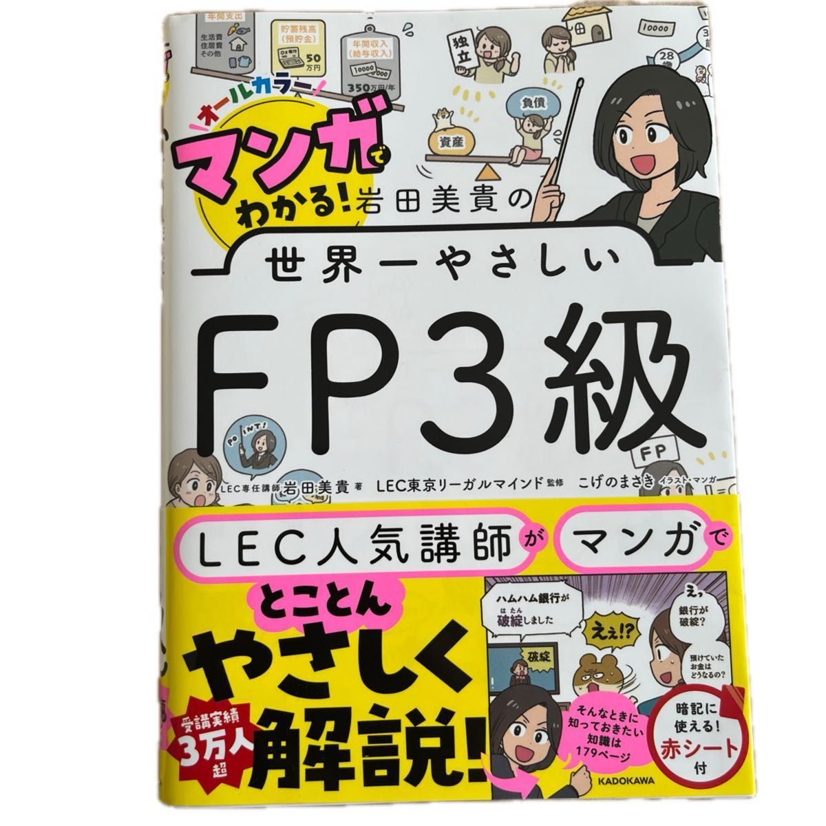 マンガでわかる！岩田美貴の世界一やさしいＦＰ３級　オールカラー 岩田美貴／著　ＬＥＣ東京リーガルマインド／イラスト・マンガ