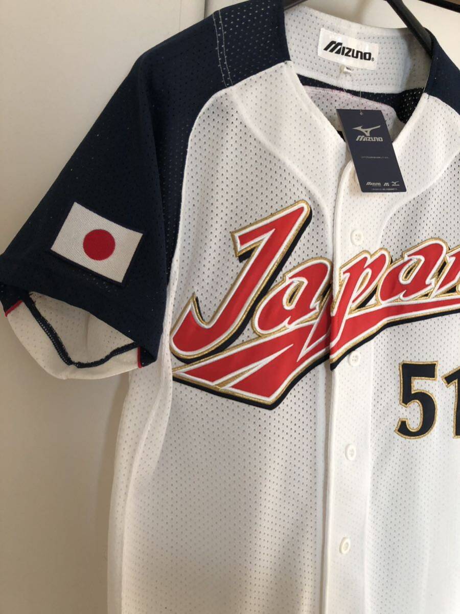 未使用　WBC イチロー ユニフォーム MＬ　2006 JAPAN SAMURAI 日本代表 ミズノ MIZUNO_画像2