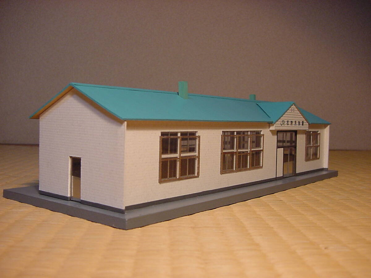 HOサイズ JR北海道札沼線 旧石狩月形駅 駅舎模型 202２年解体の駅舎模型の画像5