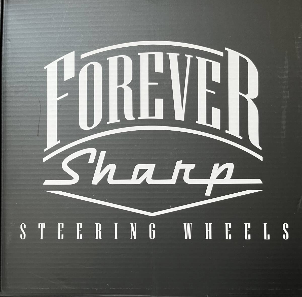 1円〜三菱 キャンター デュトロ 希少 Forever sharp USA ウッドステアリング 未使用 Φ38 フォーエバーシャープ ボス ポン付け デコトラ の画像5