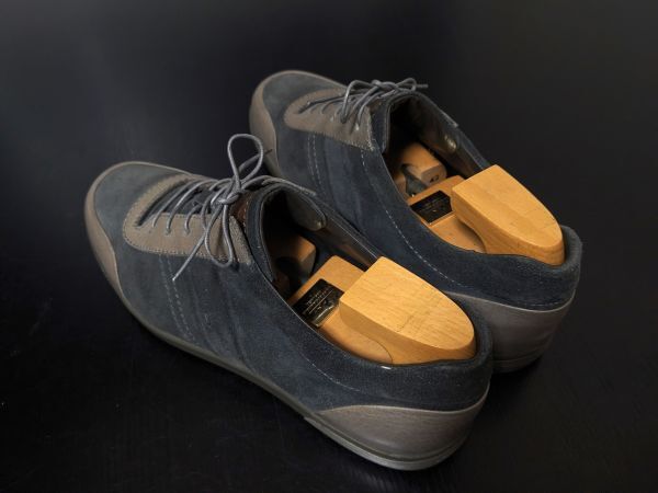 極美品 使用僅か サントーニ 8 Santoni コンビレザー スニーカー 8326_画像9