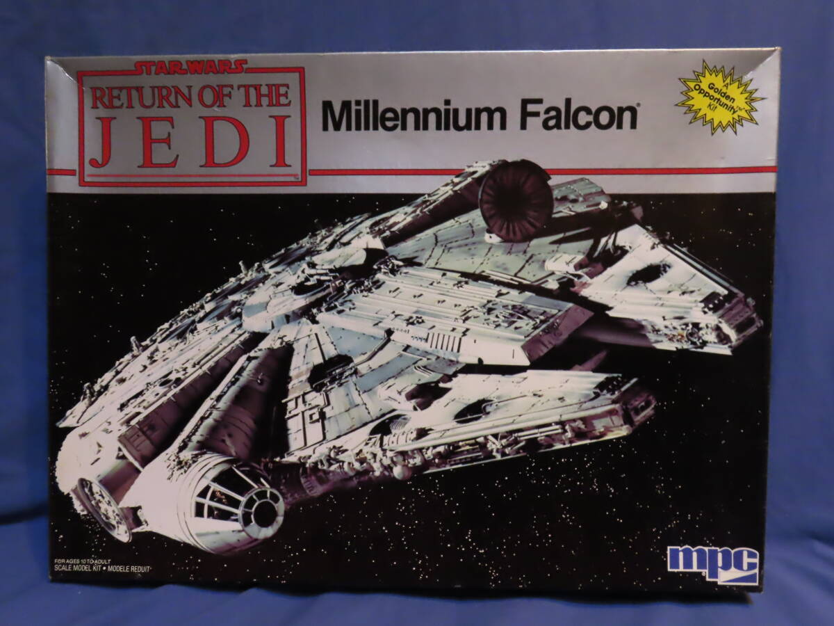 mpc ミレニアム ファルコン プラモデル スターウォーズ star wars ジェダイの復讐 return of the jedi 未組立品 falcon 映画公開当時物_画像1