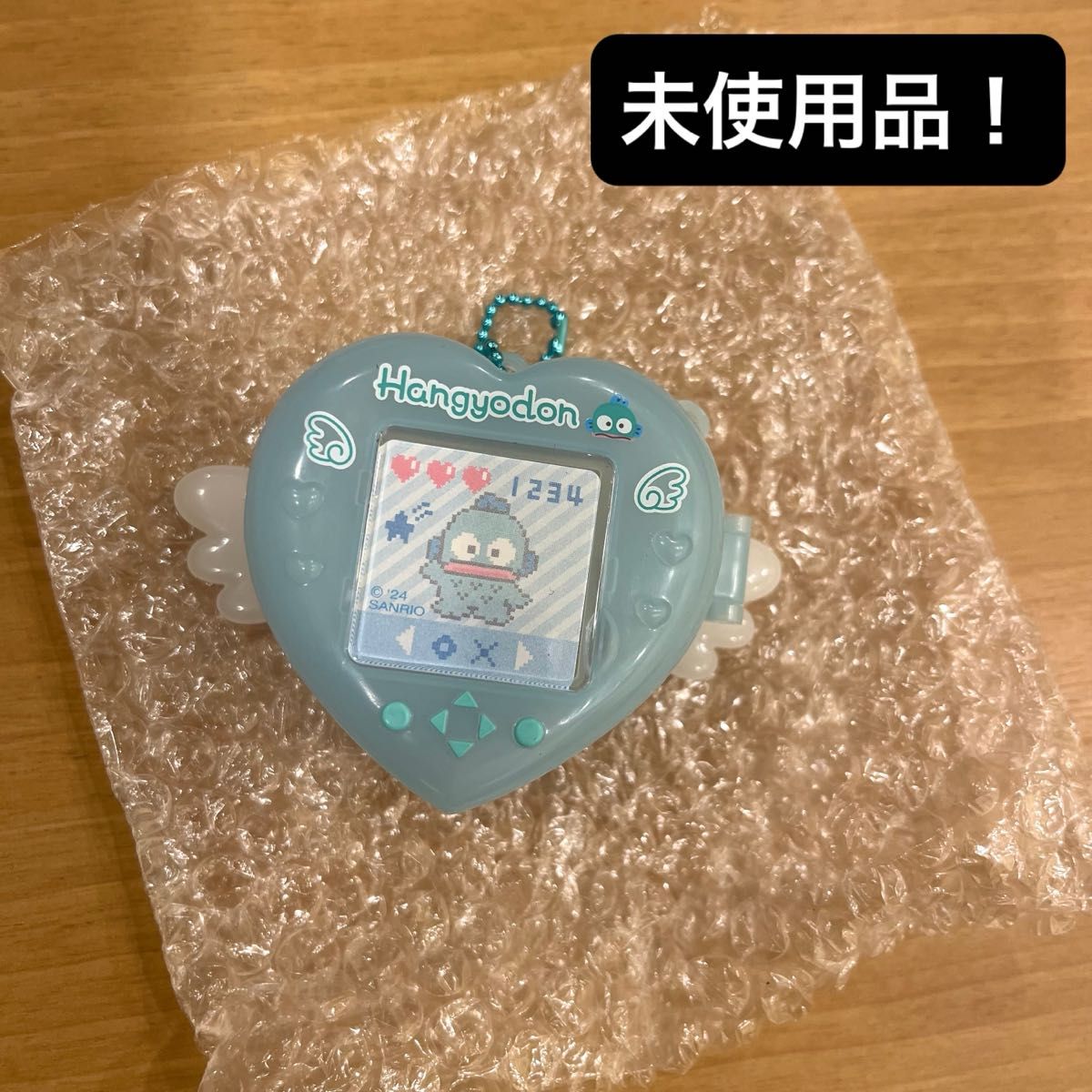 【未使用品】サンリオ シークレットゲーム機風チャーム 水色デイズ ハンギョドン