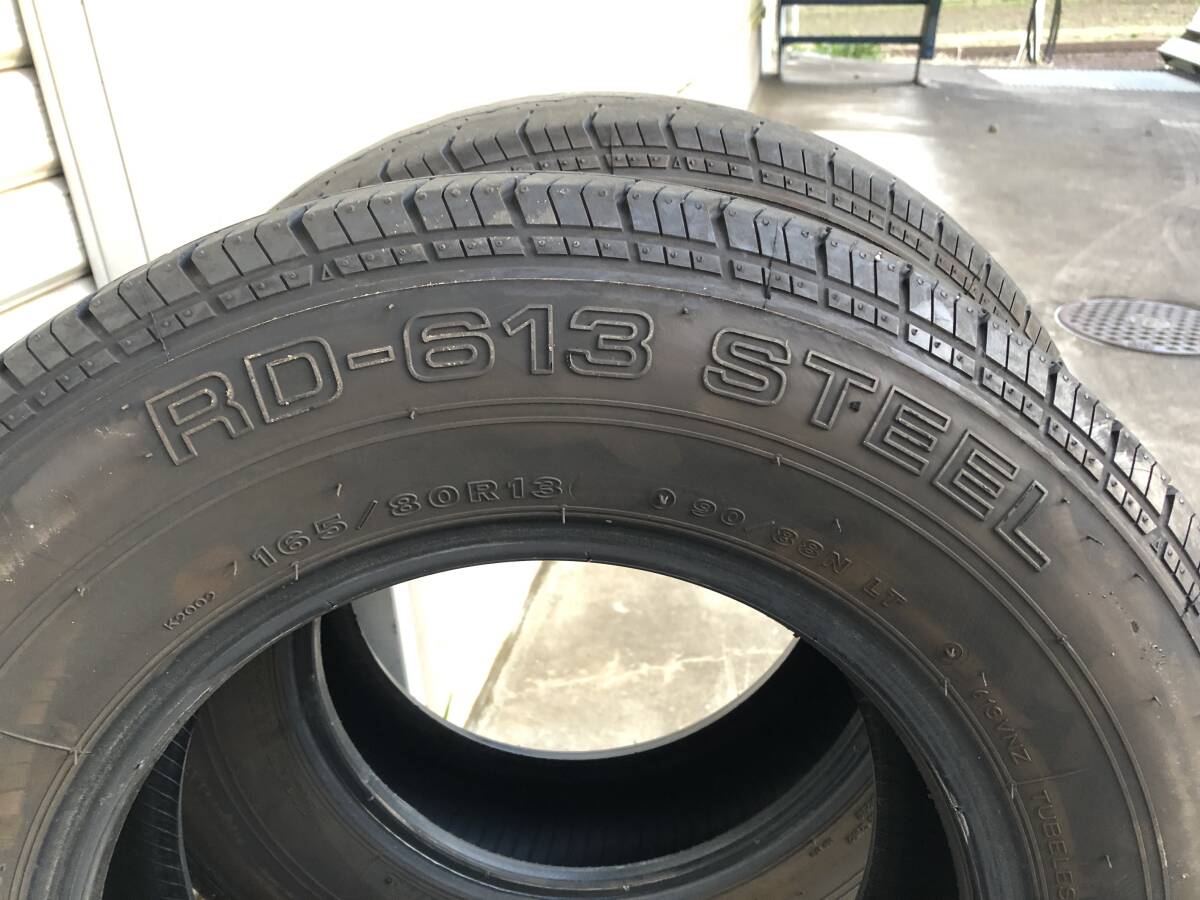 ブリヂストン　RD-613STEEL 165/80R13LT 2本_画像4