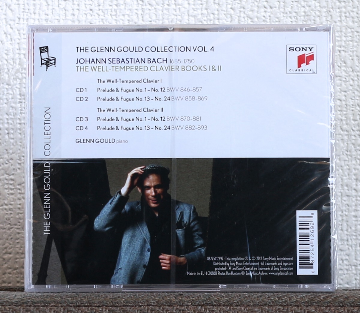 CD/4枚組/グレン・グールド/バッハ/平均律クラヴィーア曲集（全曲）/Glenn Gould/J.S. Bach/Well-Tempered Clavier/ピアノ_画像3