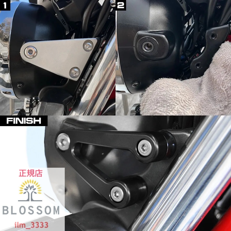 ★全国一律 送料2000円★新品未使用 【CB1300SF CB1100/EX CB400SF 専用】アルミ製ヘッドライト固定ブラケット【全3色】ヘッドライトステーの画像3