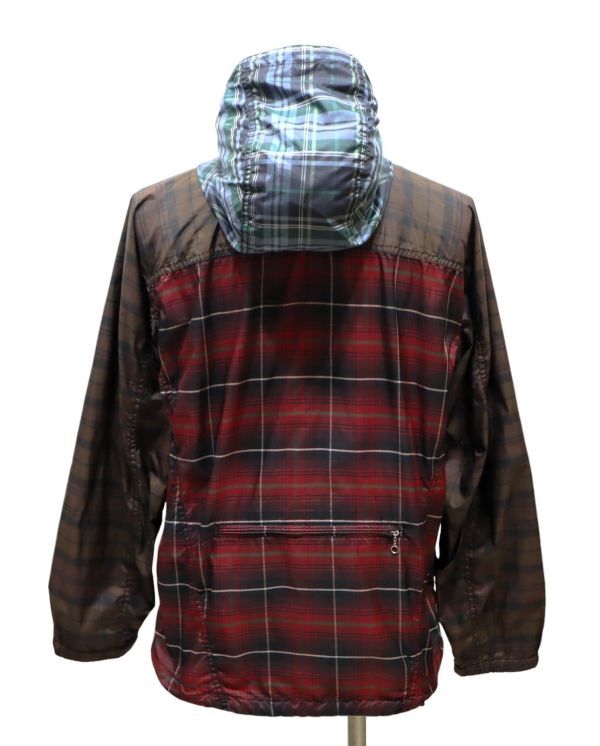 ARCHIVE 10AW COMME des GARCONS SHIRT マルチチェック ナイロンジップパーカー コムデギャルソンシャツ MULTI CHECK NYLON JACKET S JK-15_画像7