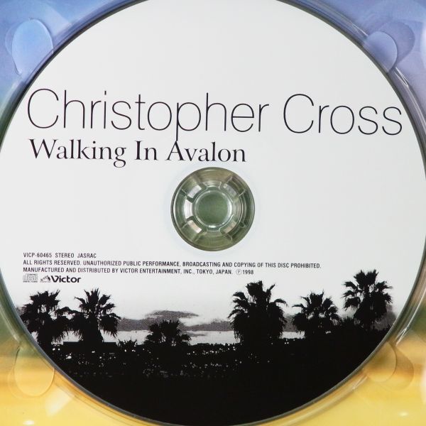 【廃盤 デジパック 日本盤】クリストファー・クロス　CHRISTOPHER CROSS　WALKING IN AVALON　ARTHUR'S THEMEのライブ収録　オススメ！！！_画像3