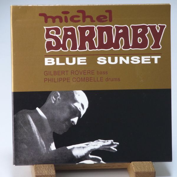 【廃盤 紙ジャケ】ミチェル・サルダビー　MICHEL SARDABY　BLUE SUNSET　ピアノ・トリオ　名盤　オススメ！_画像1