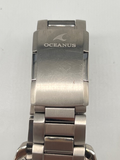 N35440■【人気モデル】 CASIO OCEANUS カシオ オシアナス OCW-T400 腕時計 チタン メンズ 電波 ソーラー マルチバンド ■_画像7