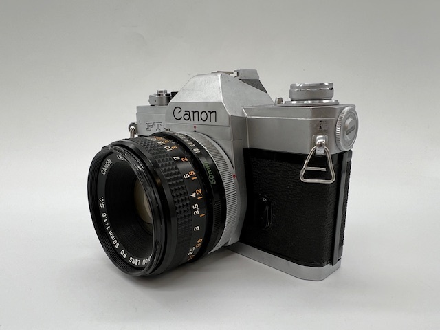 S4692 Canon FTb QL FD 50ｍｍ F1.8 S.C. キヤノン ボディレンズセット 35mm フィルムカメラ 一眼レフ FDマウント_画像3
