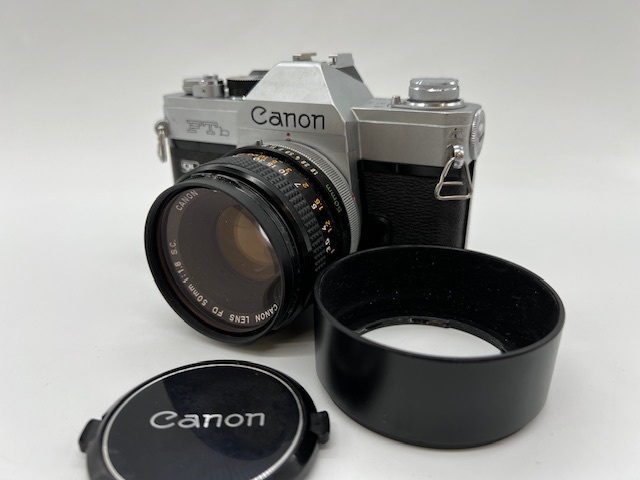 S4692 Canon FTb QL FD 50ｍｍ F1.8 S.C. キヤノン ボディレンズセット 35mm フィルムカメラ 一眼レフ FDマウントの画像1