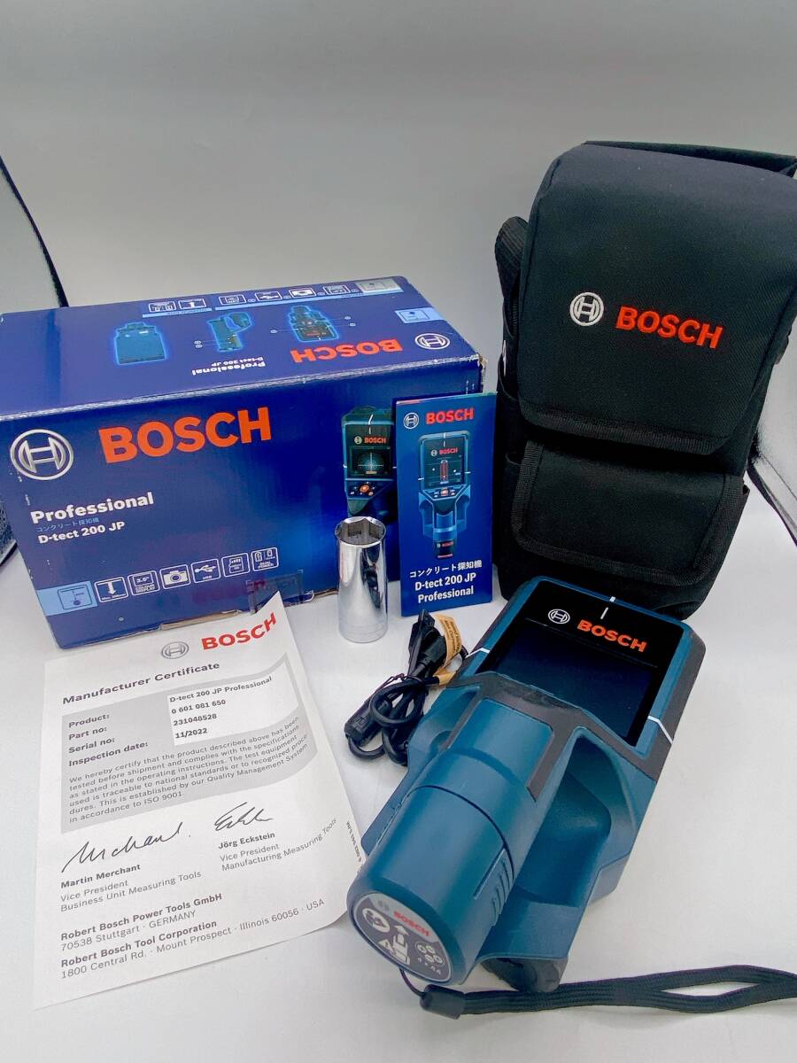 N35403 BOSCH Professional D-tect200JP ボッシュ コンクリート探知機 付属品付 電動工具 測定器 メーカー_画像2