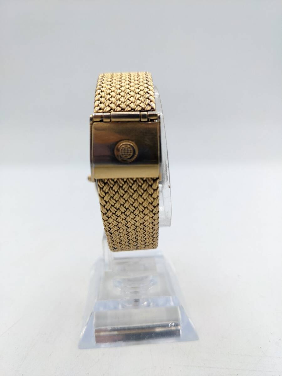 N33735 CYMA クォーツ 4Pダイヤ ゴールドカラー 腕時計 電池式 シーマ レディースウォッチ ファッション アクセサリーの画像6