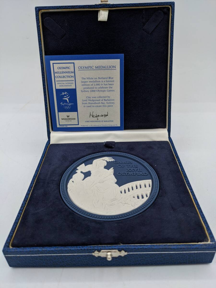 N35277 ウェッジウッド ジャスパー シドニー五輪記念メダル 2000年 Sidney Australia wedgwood jasperの画像2