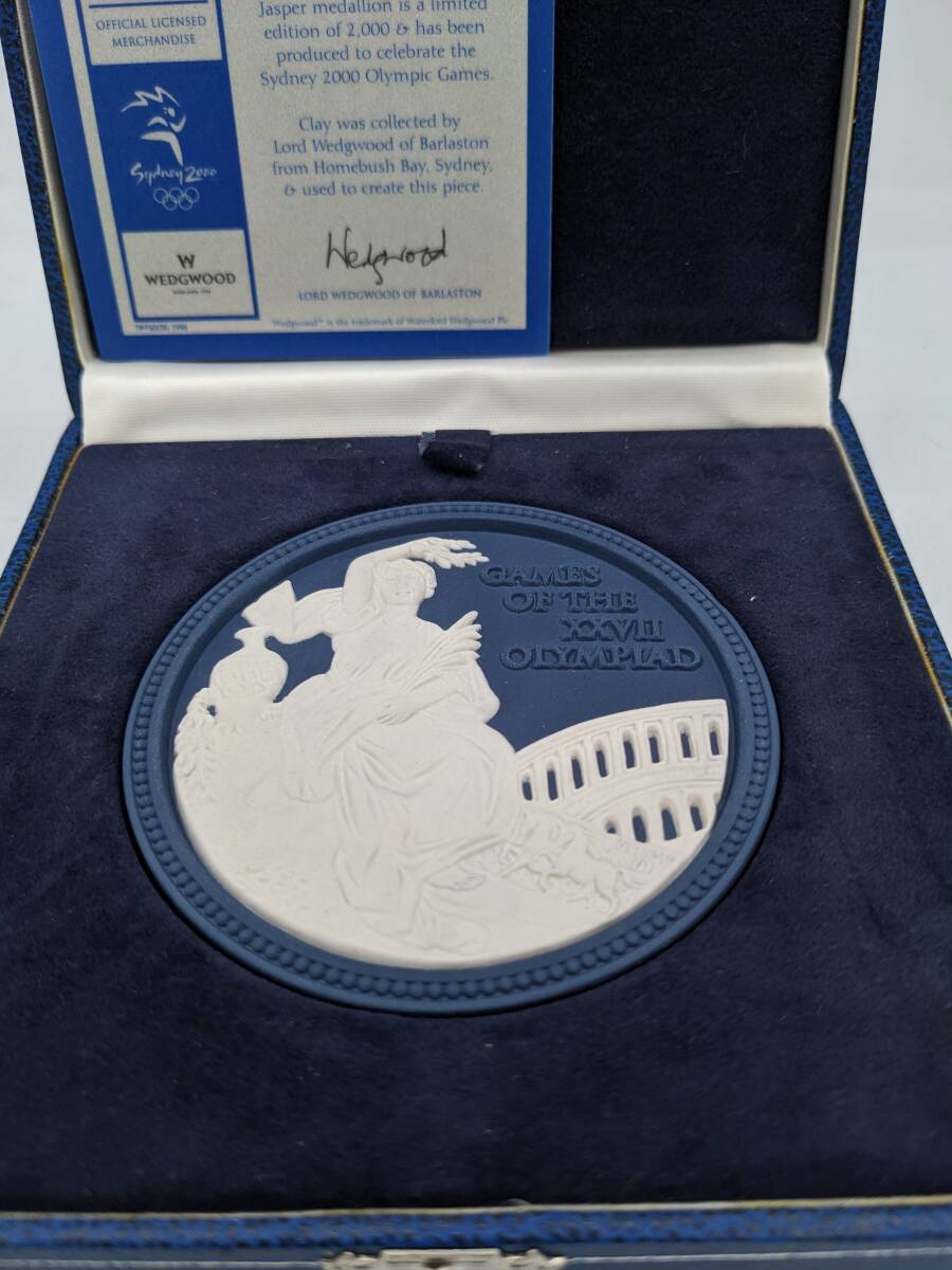 N35277 ウェッジウッド ジャスパー シドニー五輪記念メダル 2000年 Sidney Australia wedgwood jasperの画像3