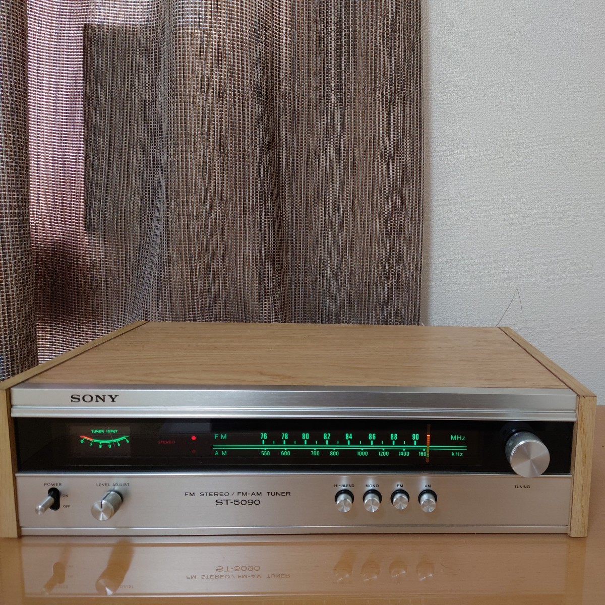 SONY AM FM ステレオチューナー ST-5090 美品 レトロ 70s|Yahoo SONY AM FM ステレオチューナー ST-5090 美品 レトロ 70s|Yahoo