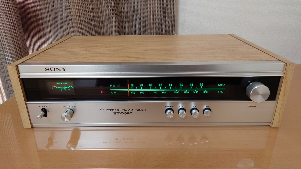 SONY AM FM ステレオチューナー ST-5090 美品 レトロ 70s|Yahoo SONY AM FM ステレオチューナー ST-5090 美品 レトロ 70s|Yahoo