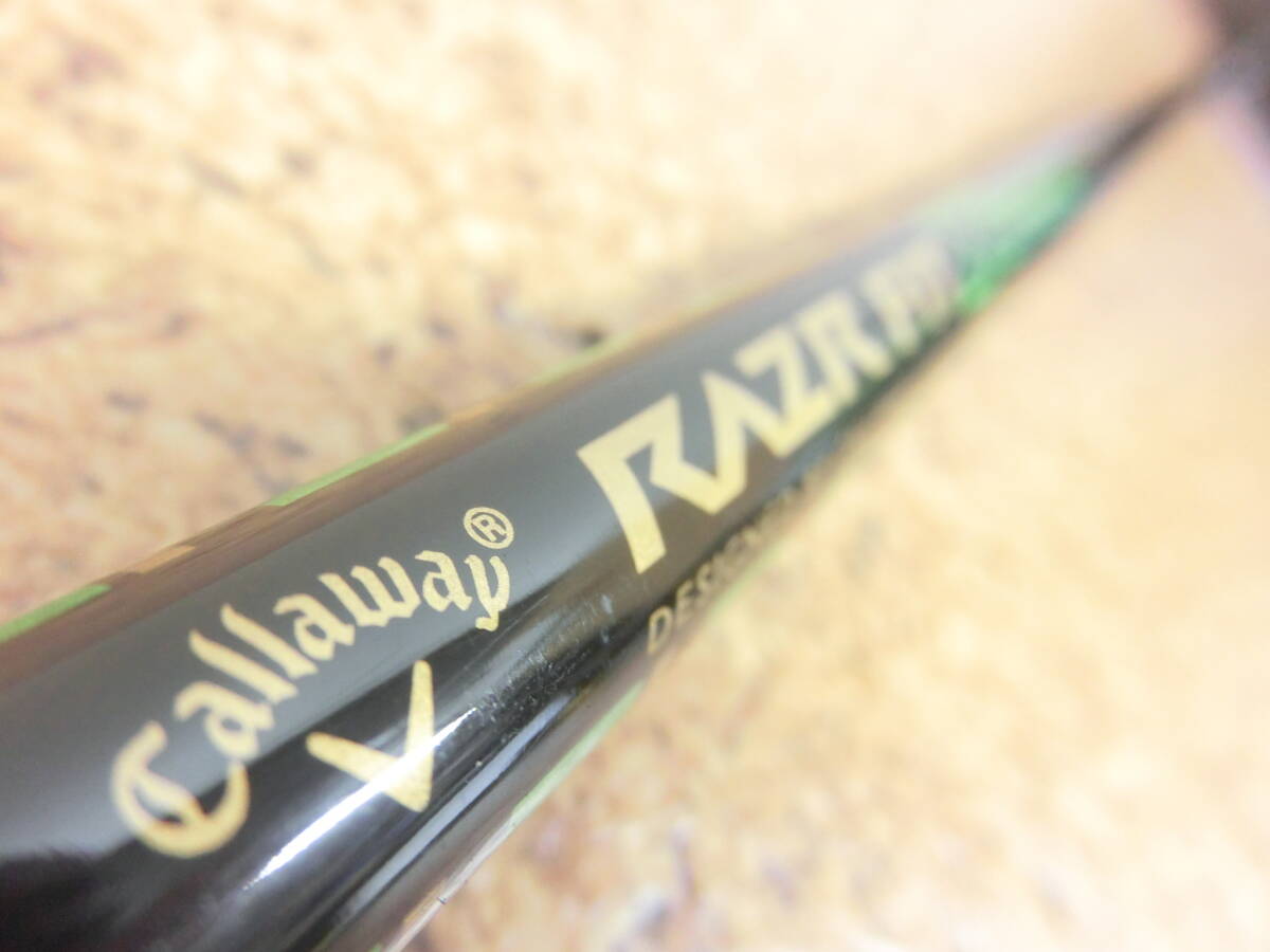 ♪Callaway キャロウェイ RAZR FIT XTREME 60W エクストリーム GRAPHITE DESIGN FLEX-S ドライバー用 シャフト スリーブ付 中古品♪K2984_画像1