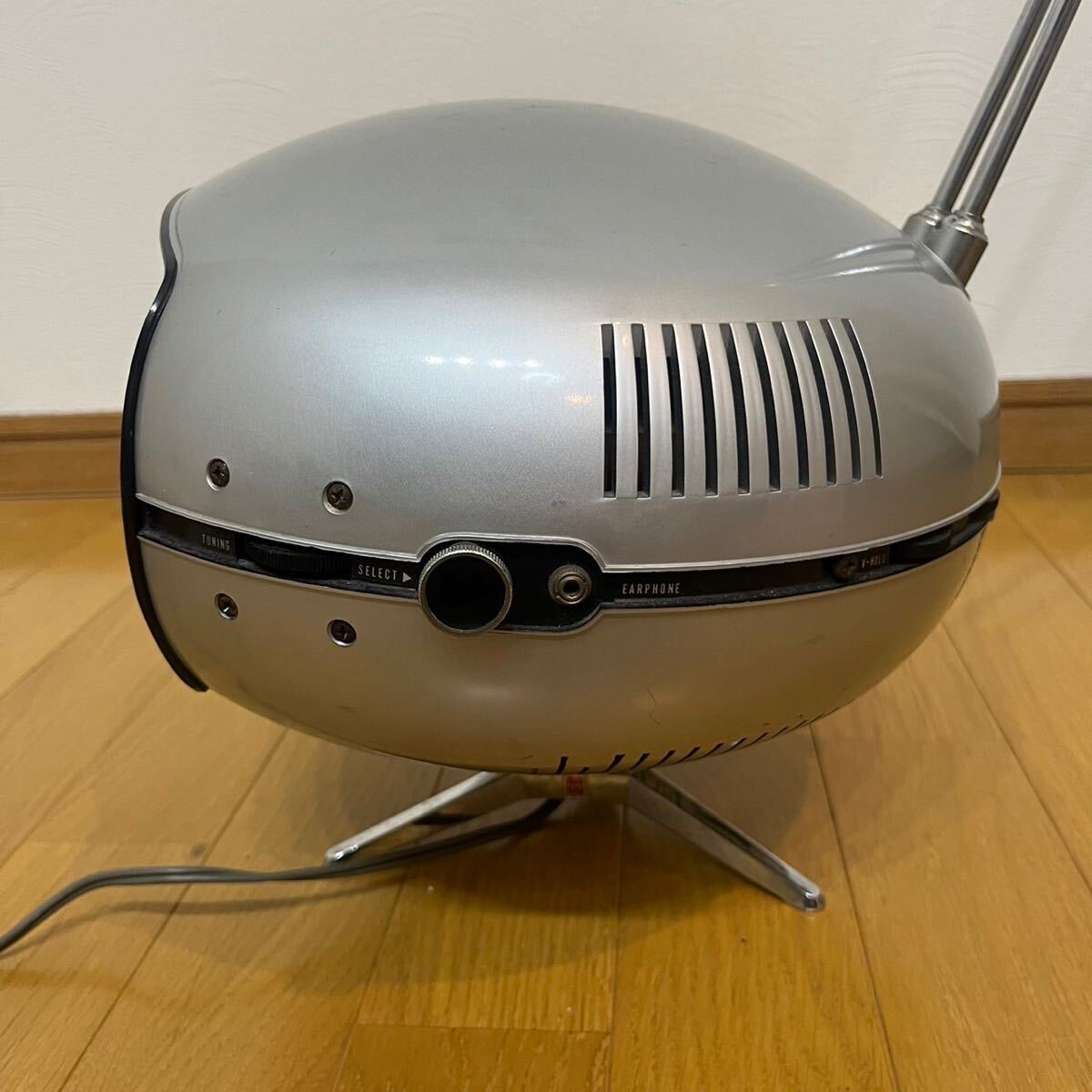 美品 60s 70s ビンテージ ナショナル TR-603A スペースエイジ テレビ スペースTV アポロTV ポップメカ vintage spaceage NATIONALの画像4