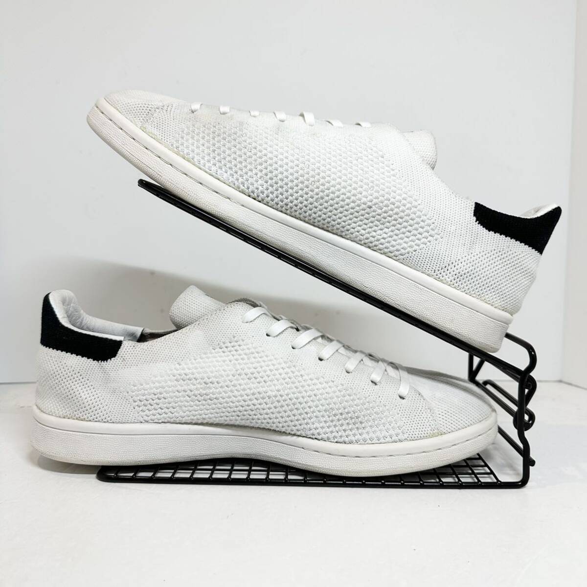 adidas/アディダス★StanSmith/スタンスミス★PrimeKnit/プライムニット★BZ0117★ホワイト×ブラック/白黒★29cm_画像5