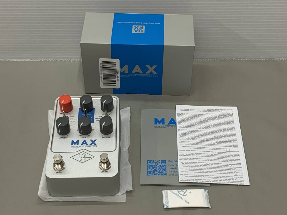 94-KK135-60s Universal Audio UAFX Max Preamp ＆ Dual Compressor コンプレッサー 動作確認済