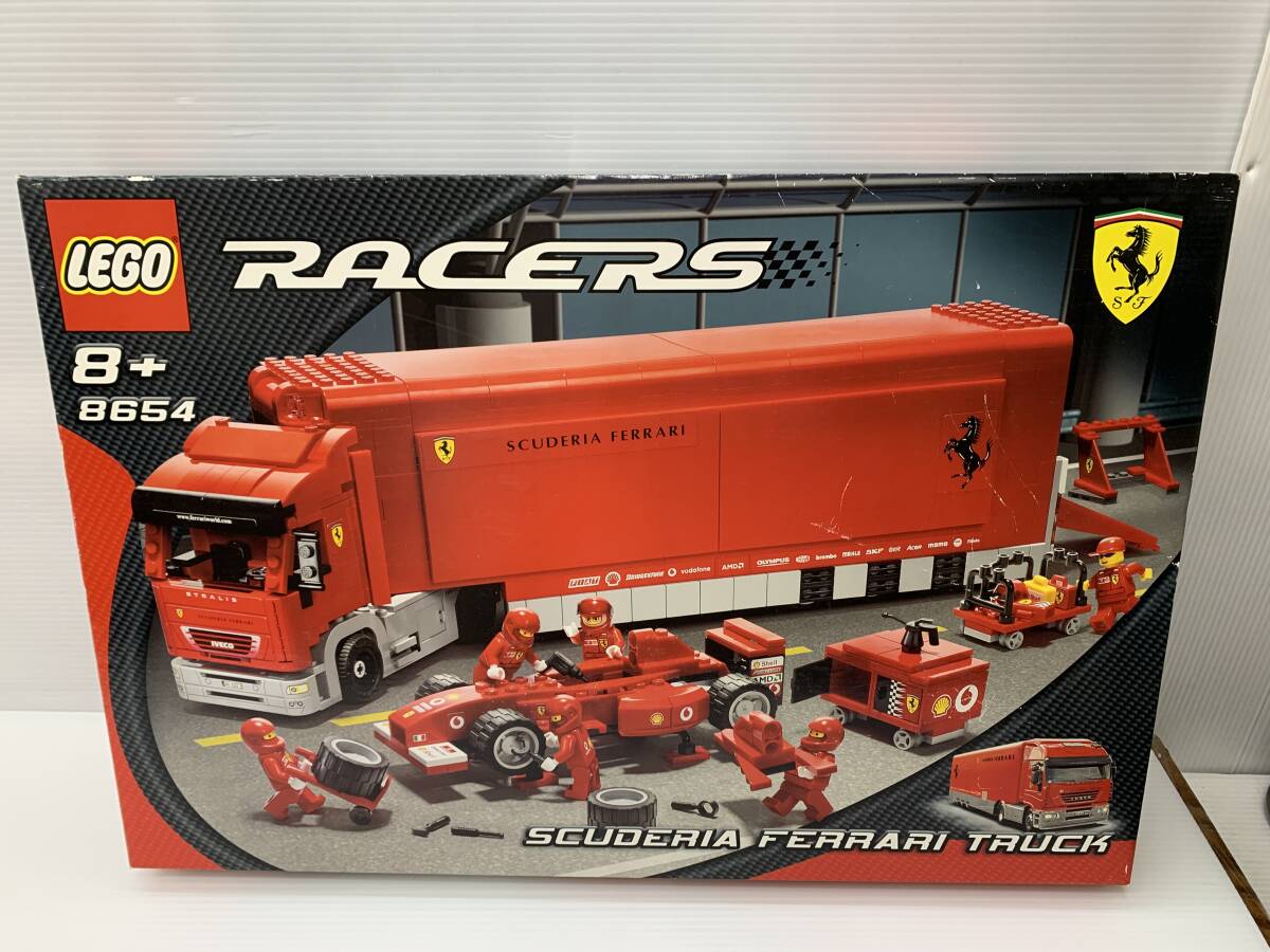 69-KT3957-140: LEGO レゴ RACERS 8654 フェラーリトラック 未開封品 _画像1