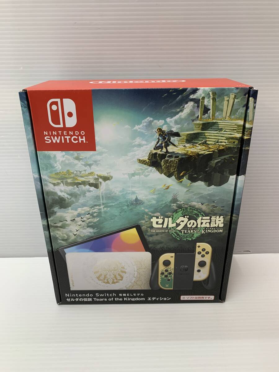 56-KG1540-100: Nintendo Switch 有機ELモデル ゼルダの伝説 ティアーズ オブ ザ キングダムエディション 未使用品の画像1