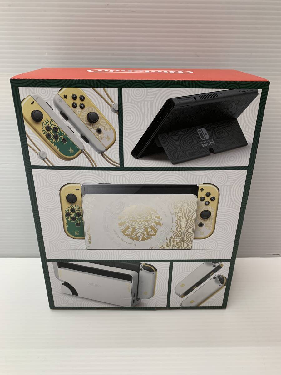 56-KG1540-100: Nintendo Switch 有機ELモデル ゼルダの伝説 ティアーズ オブ ザ キングダムエディション 未使用品の画像3