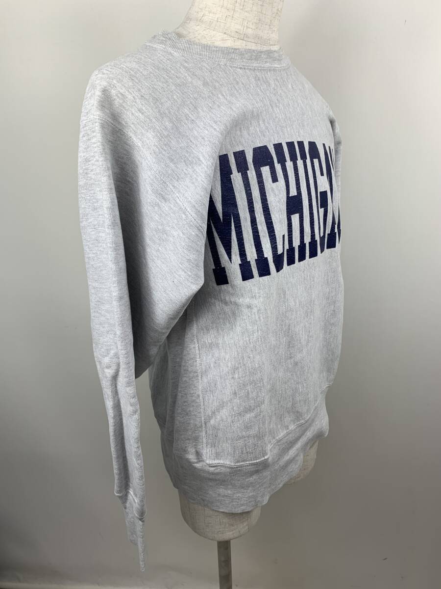 132-KM2721-100s Champion Champion REVERSE WEAVE sweat Rebirth we bUSA made M size gray 