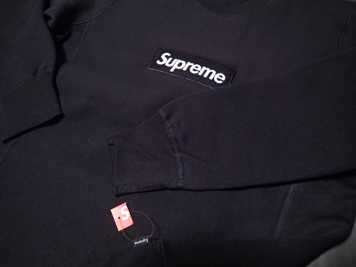 新品未使用 Supreme Box Logo CREW S 　BLACK シュプリーム コムデギャルソン ドット ミラー NORTH FACE_画像2