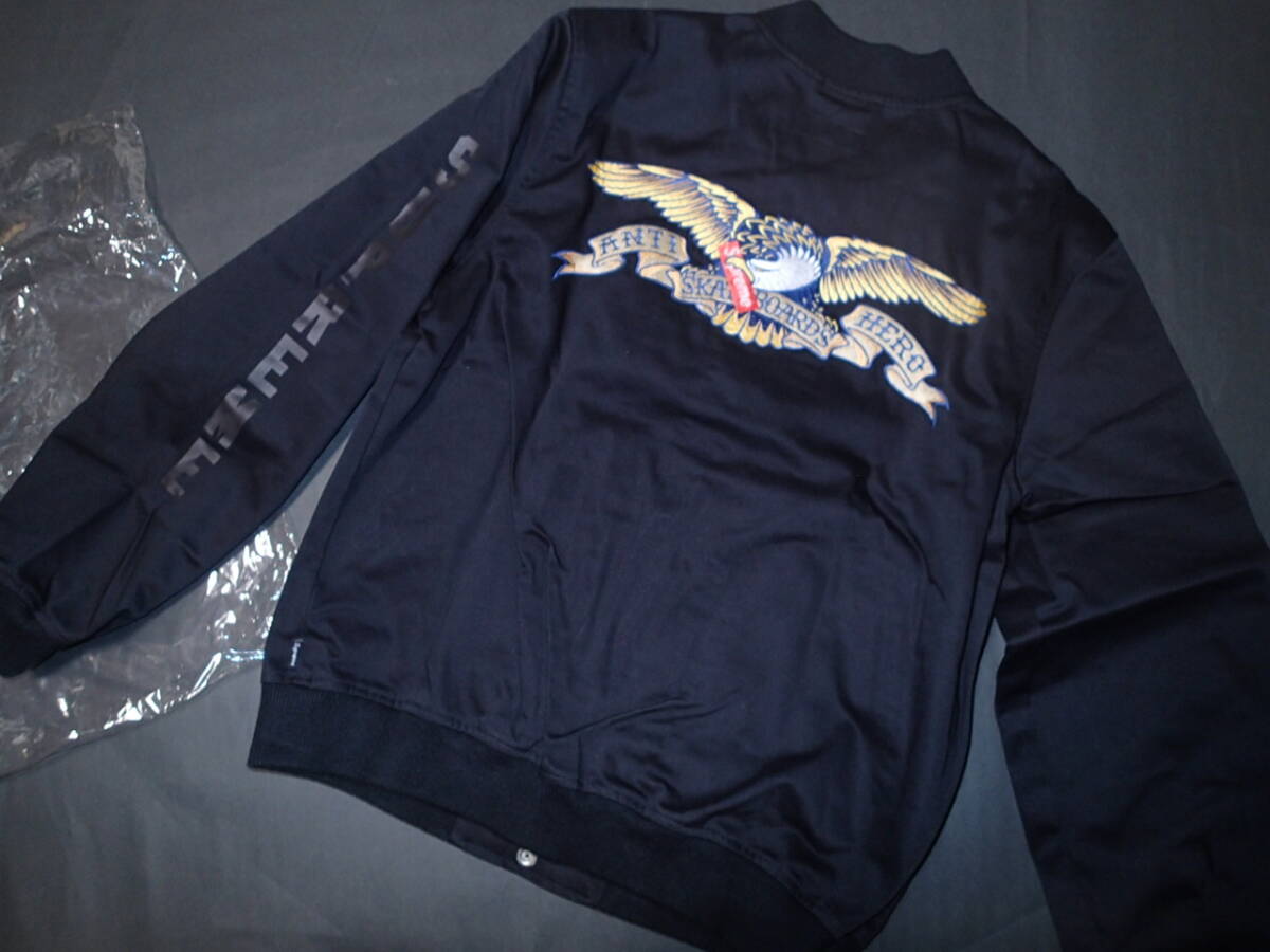 新品未使用 タグ付き レア!!　Supreme × ANTIHERO BOMBER JKT S BLACK シュプリーム コムデギャルソン ドット ミラー_画像1