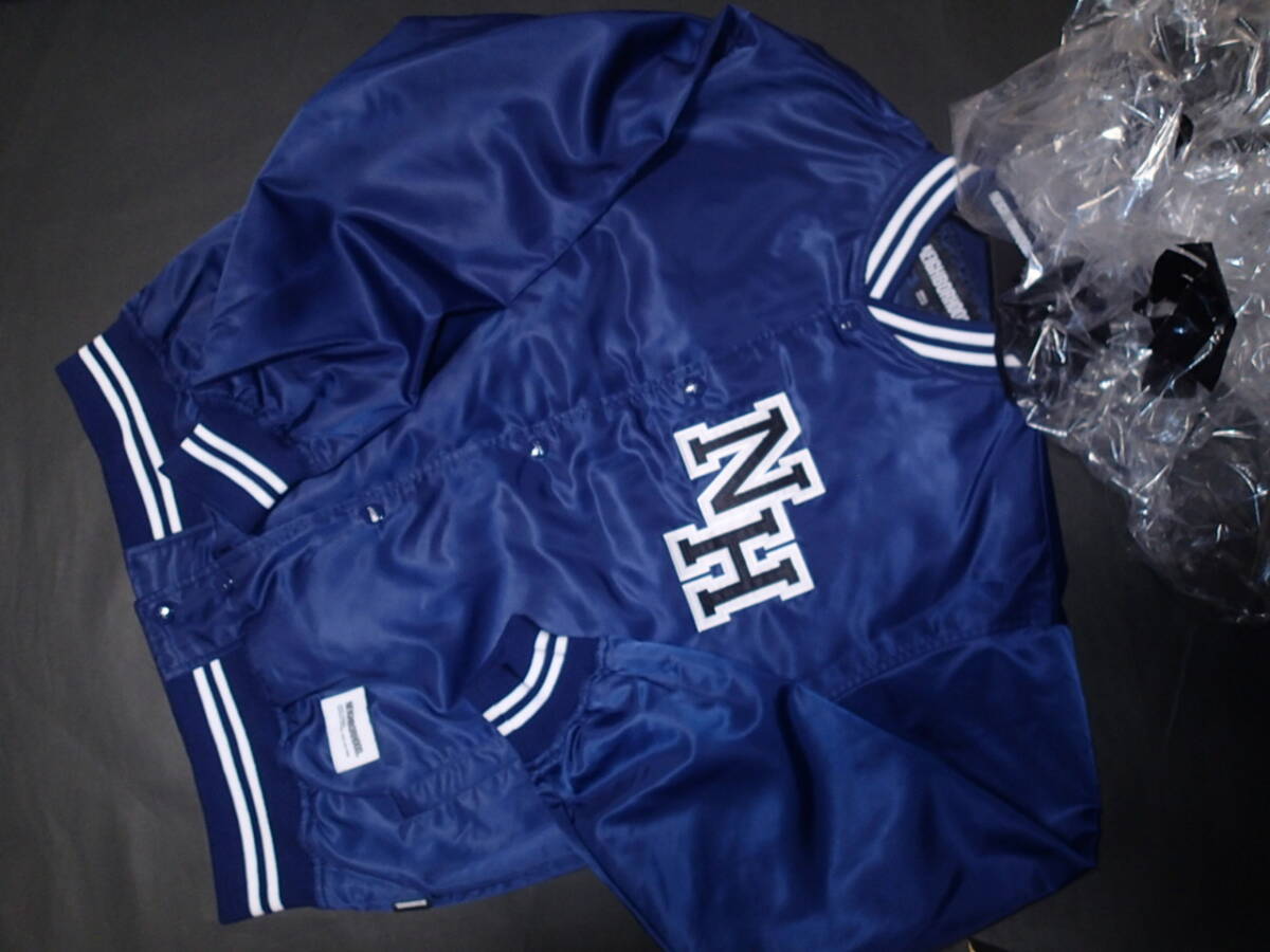 今季 希少 Sサイズ ネイバーフッド NEIGHBORHOOD BASEBALL JACKET NAVY ベースボール　デニム　ジャケット_画像3