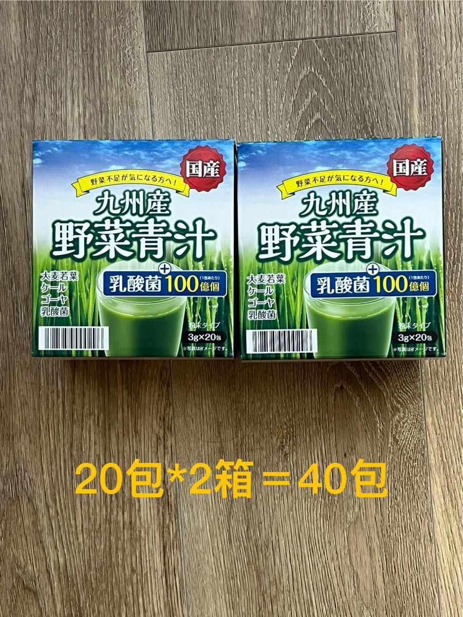野菜青汁乳酸菌  大麦若葉 40包
