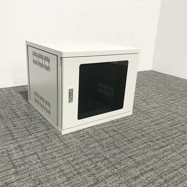 サーバーラック 河村電器産業 シンプルキャビ 鍵作成不可 ホワイト 中古 CV-864711B