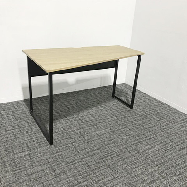 L character desk Work desk SFZ drawer less left wide width Inoue safe Brown used DL-864686A