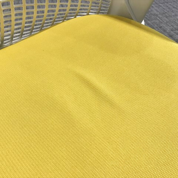 HermanMiller セイルチェア Sayl Chair ミドルバック オフィスチェア 肘付き ハーマンミラー イエロー 中古 IO-864950C_画像8