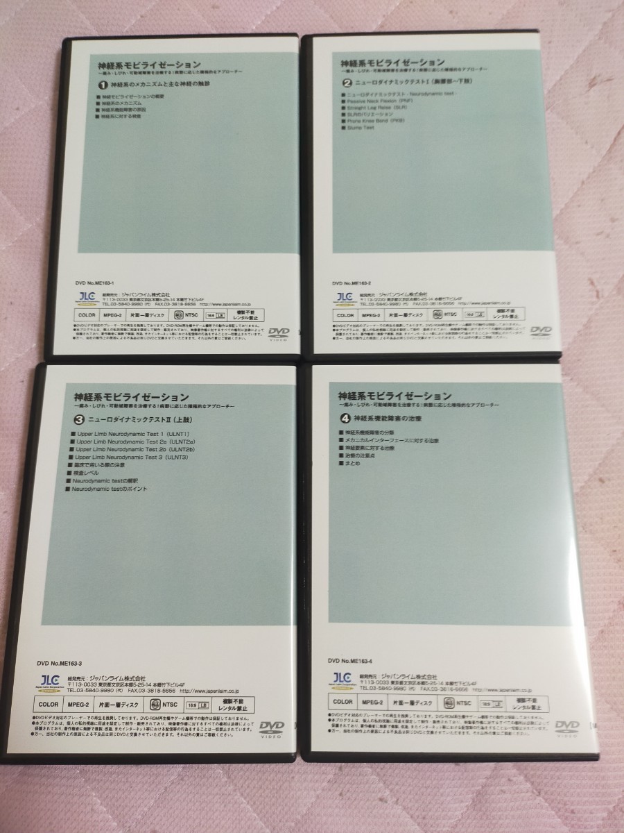 神経系モビライゼーション～ 痛み ・ しびれ ・ 可動域障害を治療する ！病態に応じた積極的なアプローチ ～（全４枚セット）ME163-S