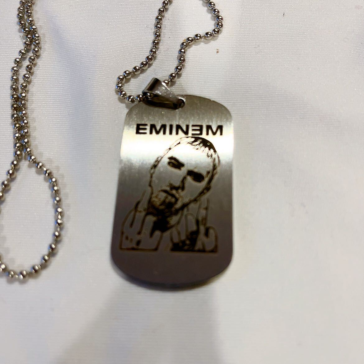 新品★ホワイト★EMINEM★エミネム★ペンダント★ユニセックスネックレス _画像3