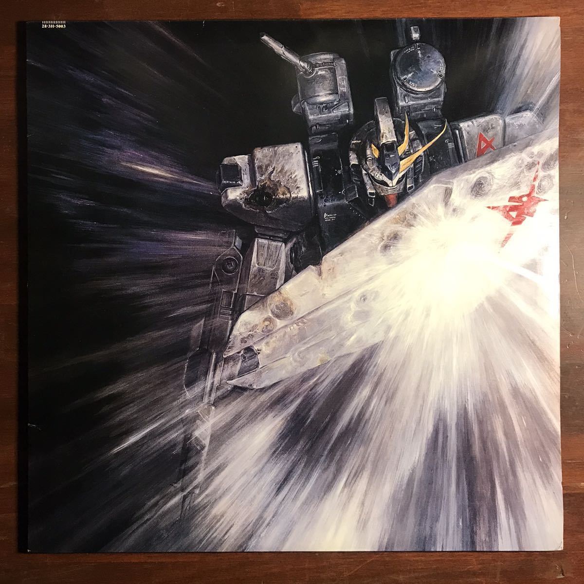 【88年オリジナル盤 ステッカー付 LP】O.S.T機動戦士ガンダム 逆襲のシャア Gundam 三枝成彰／28 3H-5003／サントラの画像1