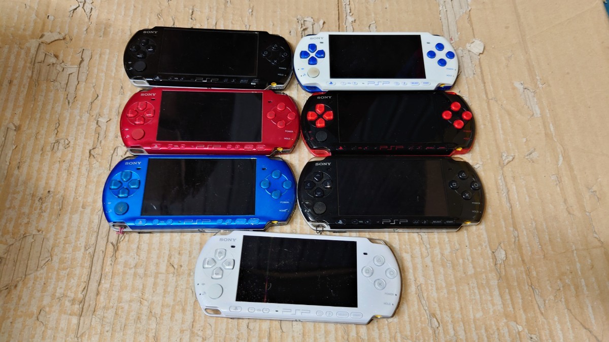 【送料込み】ＰＳＰ◆ＰＳＰ本体のみ（PSP-3000 7台・PSP−2000 3台・PSP−1000 4台）合計１４台◆動作未確認_画像1