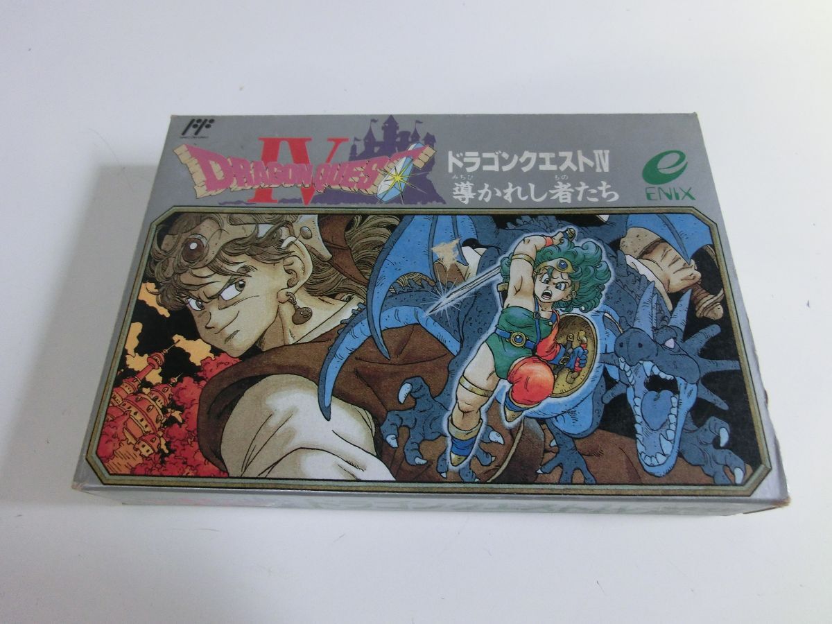 ドラゴンクエストIV ドラクエ4 ファミコン FC ※箱・説明書付き 鳥山明_画像1