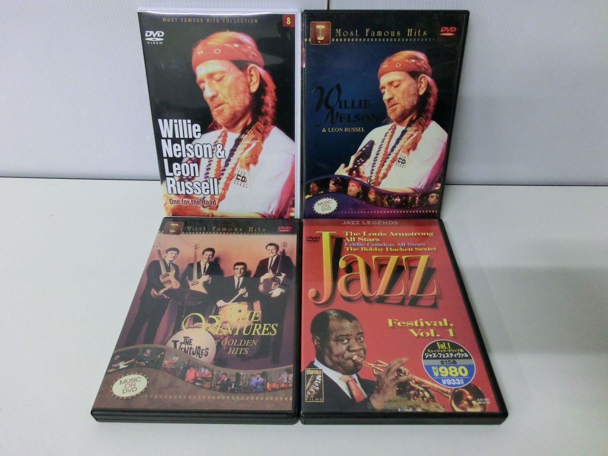 JAZZ DVD 4本セット ルイ・アームストロング ウィリー・ネルソン＆レオン・ラッセル_画像1