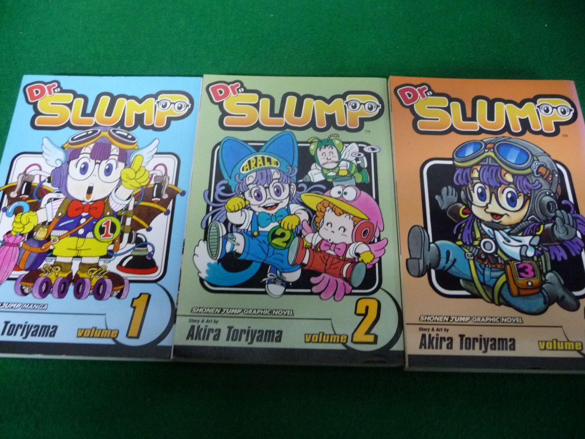 【洋書版】DR.SLUMP Vol.1〜3 / Akira Toriyama/鳥山明　英語版　ドクタースランプ　アラレちゃん_画像1