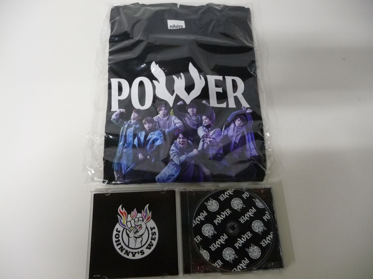 ジャニーズWEST / POWER [オリジナルTシャツ未使用未開封付き通販盤]の画像2