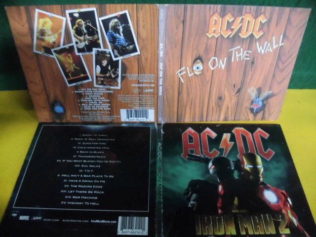 輸入盤CD　AC/DC Iron Man 2 ジャケ破れあり/　Fly on the Wall　冊子類なし_画像1