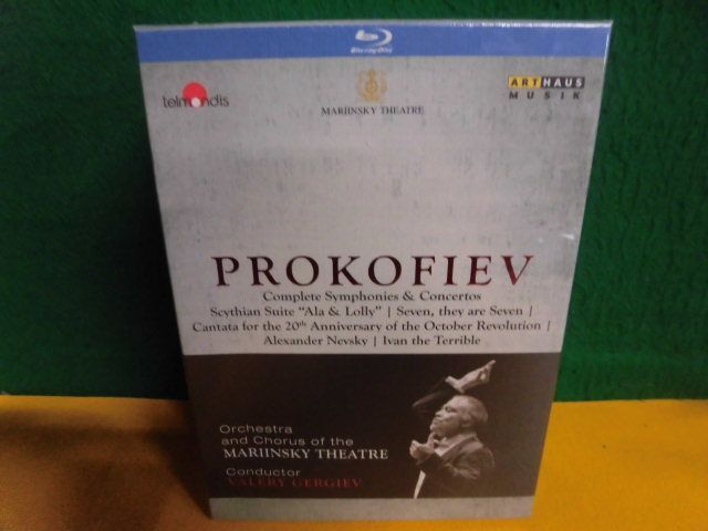 輸入Blu-ray4枚組　未開封　Prokofiev Complete Symphonies & Concertos　Valery Gergiev　プロコフィエフ　ワレリー・ゲルギエフ：指揮