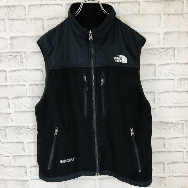 ノースフェイス　THE NORTH FACE　フリースベスト　ブラック　L　WINDSTOPPER　アウター　アウトドア　メンズ_画像1